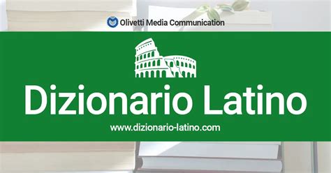 vocabolario latino|vocabolario latino olivetti.